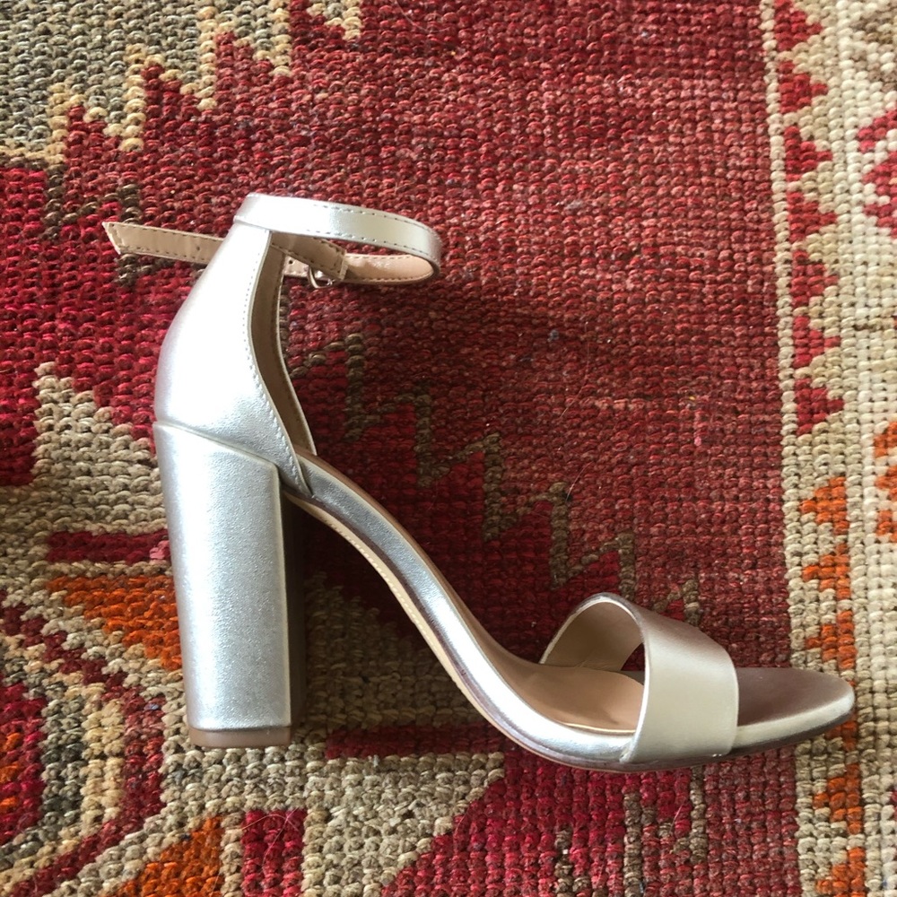 Silver heels